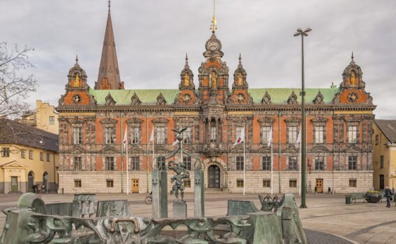 マルメの市庁舎　スウェーデンの風景