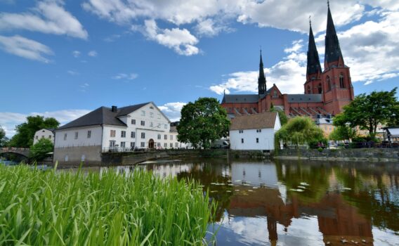 ウプサラ大聖堂　スウェーデンの風景