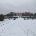 冬のウプサラ城 スウェーデンの冬の風景