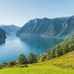 アウルランフィヨルドの風景 ノルウェーの風景