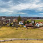 ウプサラの風景　スウェーデンの風景