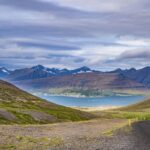 ウェストフィヨルドの風景　アイスランドの風景