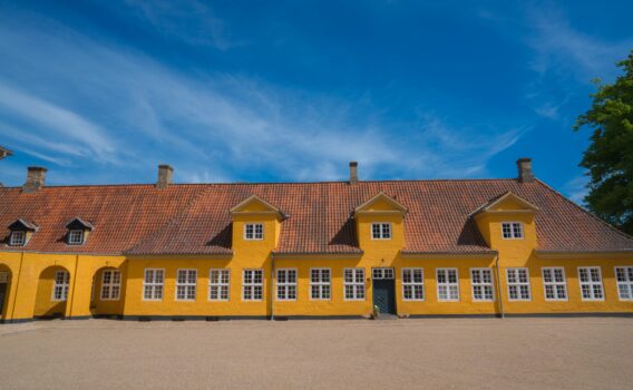 ロスキレ大聖堂の司教の邸宅　デンマークの風景