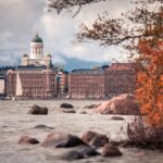 ヘルシンキの秋の風景　フィンランドの風景