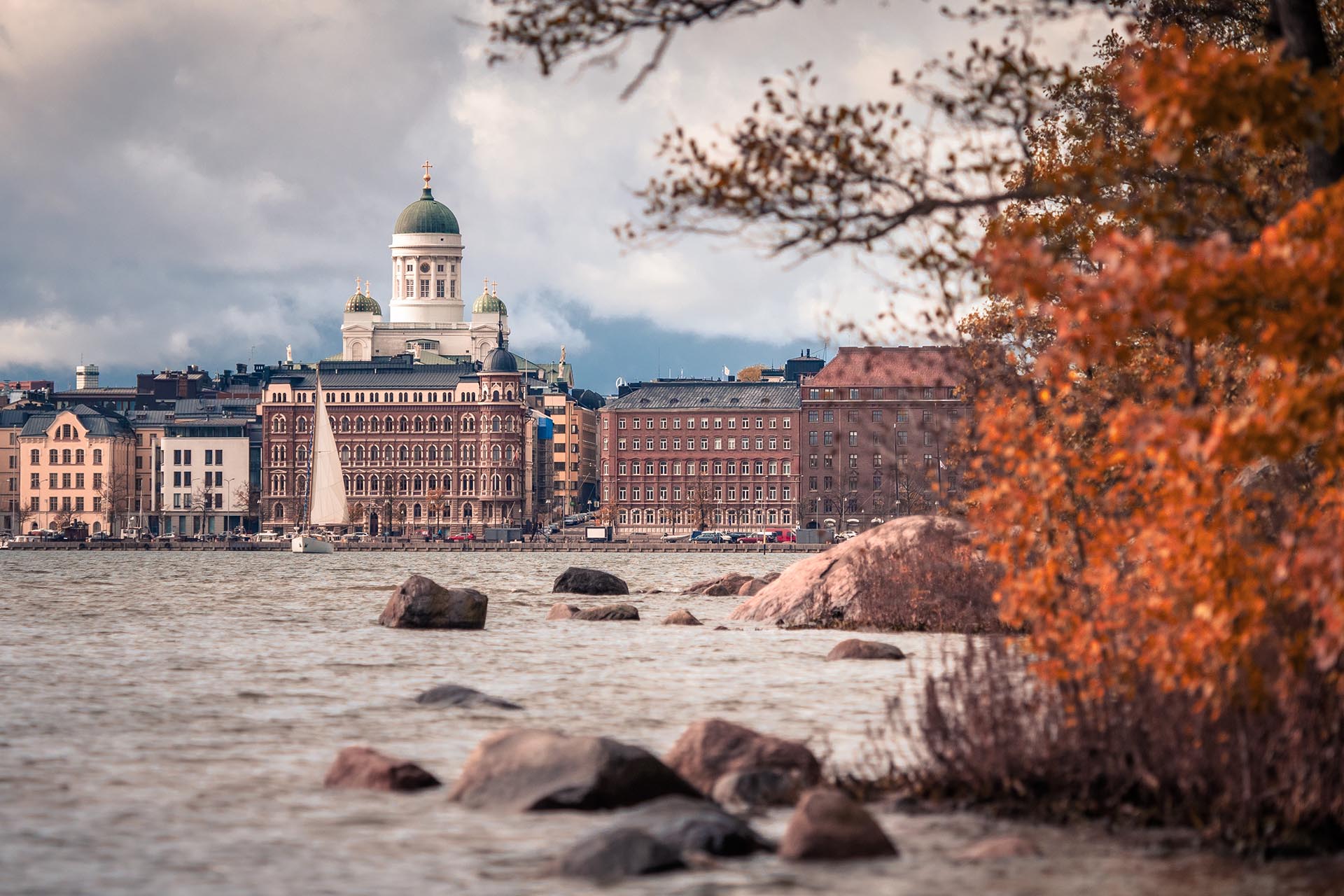 ヘルシンキの秋の風景　フィンランドの風景