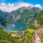 ガイランゲルフィヨルドの夏の絶景　ノルウェーの風景