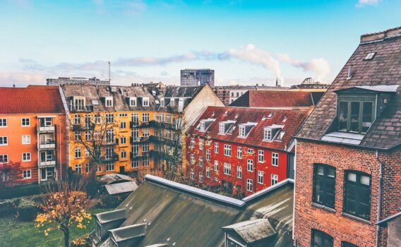 コペンハーゲンの街並み　デンマークの風景