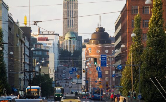 ヘルシンキの街並み　フィンランドの風景