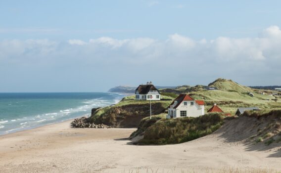 海辺の家　デンマークの風景