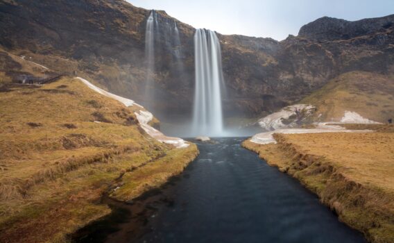 セリャラントスフォス　アイスランドの風景