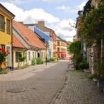 マルメの家並み　スウェーデンの風景