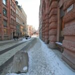 冬のストックホルムの風景　スウェーデンの冬の風景