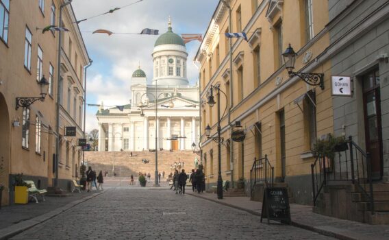 ヘルシンキ大聖堂　フィンランドの風景