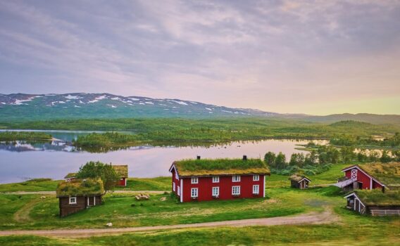 スウェーデンの田園風景