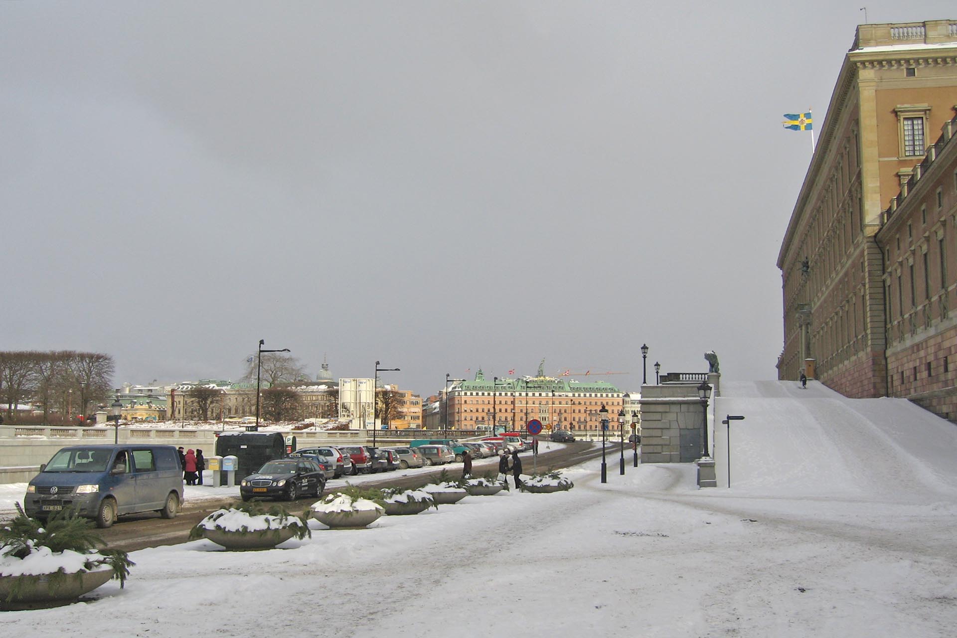 冬のストックホルム　スウェーデンの風景