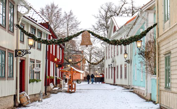 冬のエレブルー　スウェーデンの風景